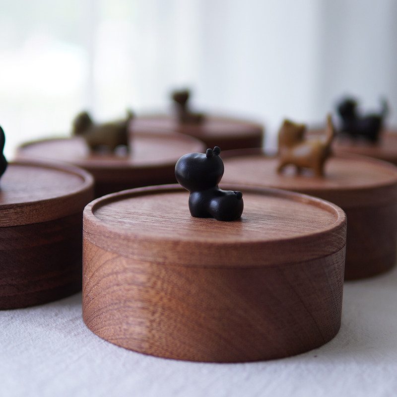 Purpleheart wood hippo product view 1