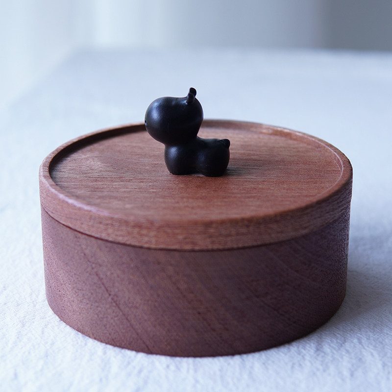 Purpleheart wood hippo product view 3